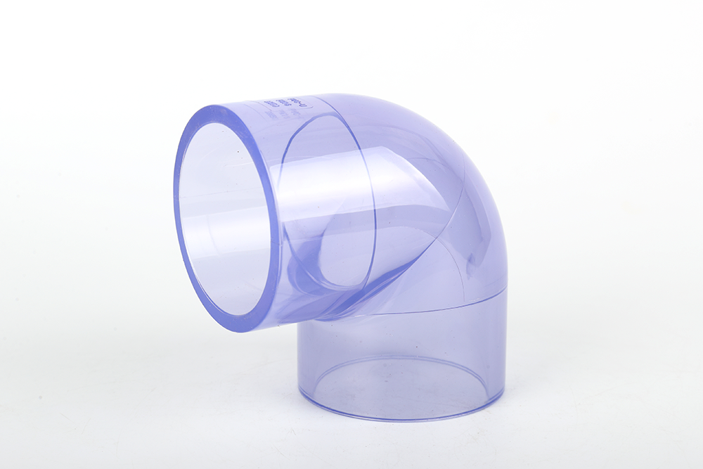 汉南透明 90 度弯头